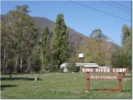 front view of King River Camp